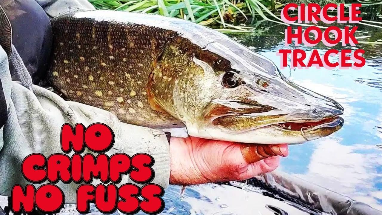 Pike fishing UK : How to tie your own Circle hook trace