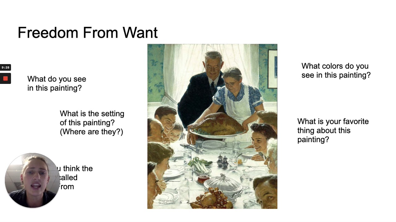 Norman Rockwell - Freedom from want