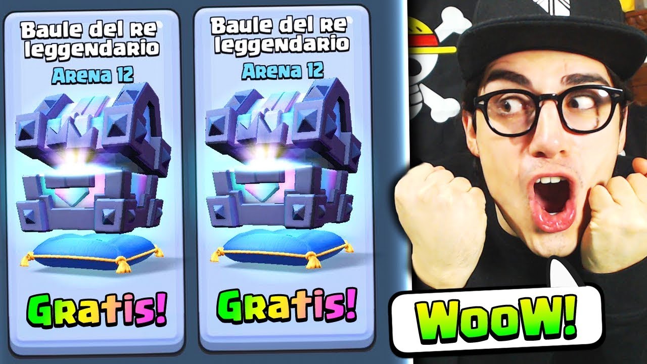 APRO il BAULE del RE GRATIS! TOP CHEST Clash Royale