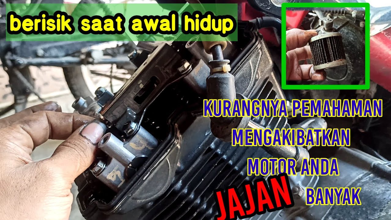Suzuki Satria F150 Berisik saat mesin dingin awal dihidupkan