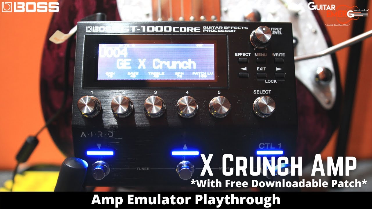 BOSS GT-1000 Core (демо-версия патча X Crunch и прохождение)