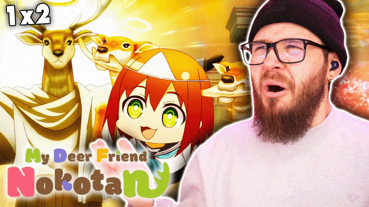 My Deer Friend Nokotan Episode 2 Reaction! | 日本語字幕付き |「しかのこのこのここしたんたん」