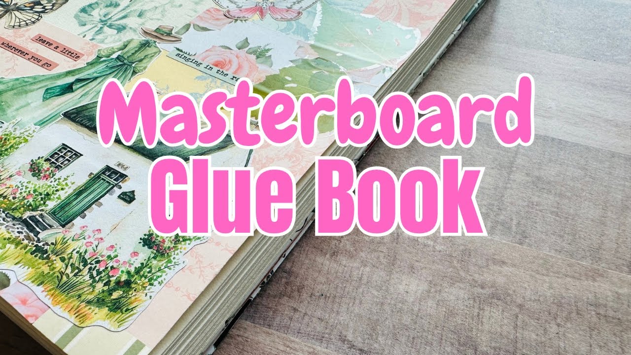 💥Masterboard Glue Book💥So fun!! And a great way to store them✂️🩷 #masterboard #collage