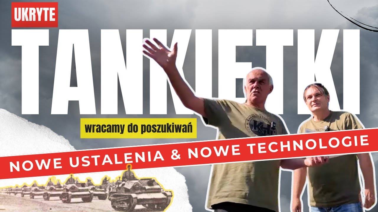 Rozpoczynamy poszukiwania zakopanych 7 tankietek TK-S z września 1939 roku