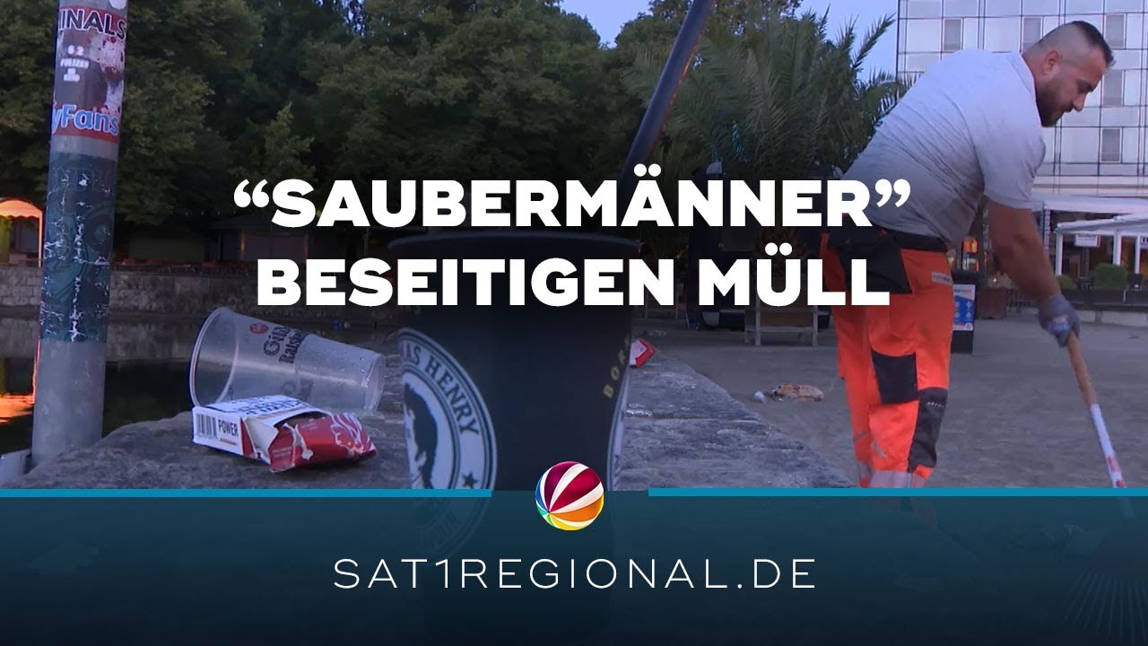 „Saubermänner“ befreien Maschseefest 2024 von Müll