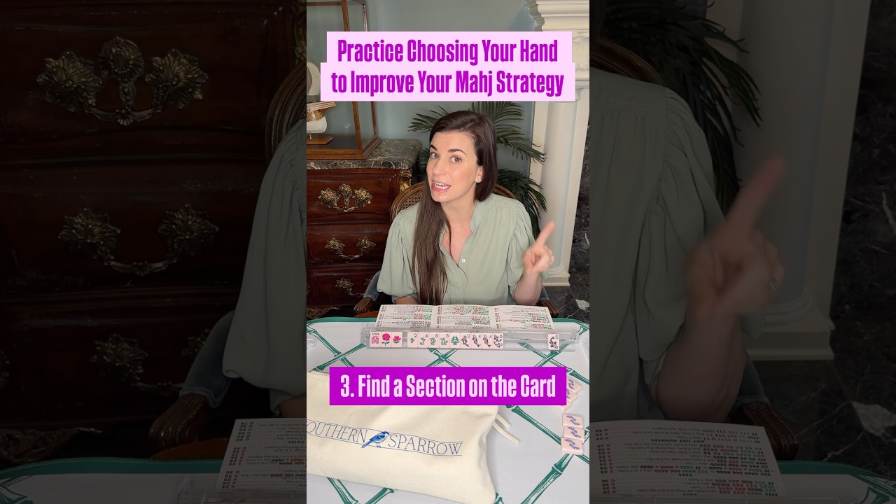Here&rsquo;s a great way to practice choosing your hand in a game of mahjong. Do a mock Charleston!