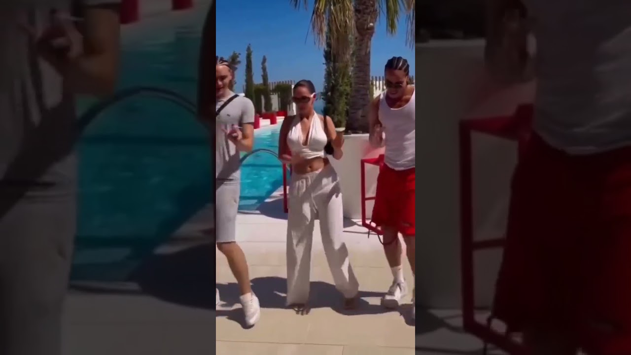 Mar&iacute;a de nati, Gabriel Guevara y Sergio P&eacute;rez bailando juntos #m&aacute;laga #short