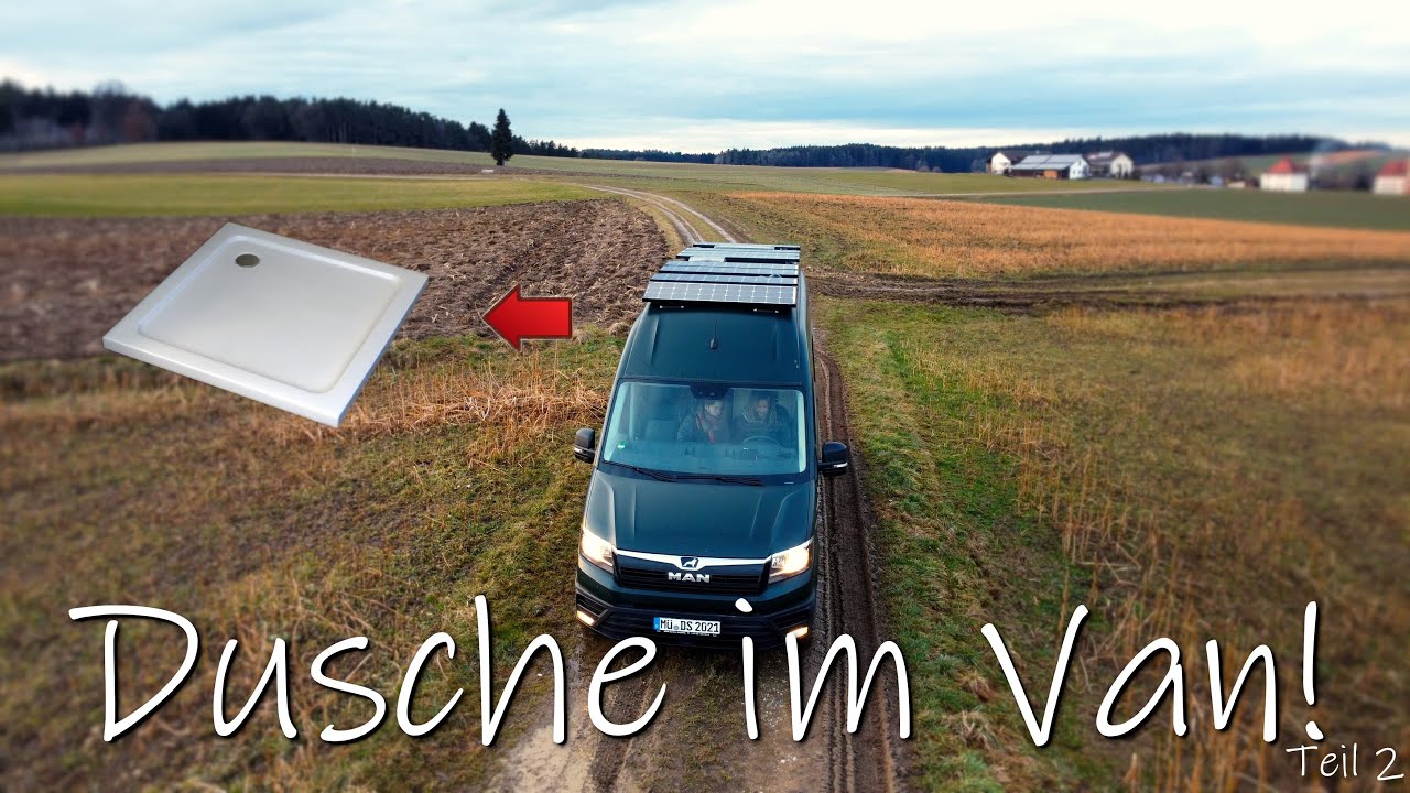DUSCHE im CamperVan! 💦 So bauen wir unser Bad🔨  | Teil 2 | Queenply