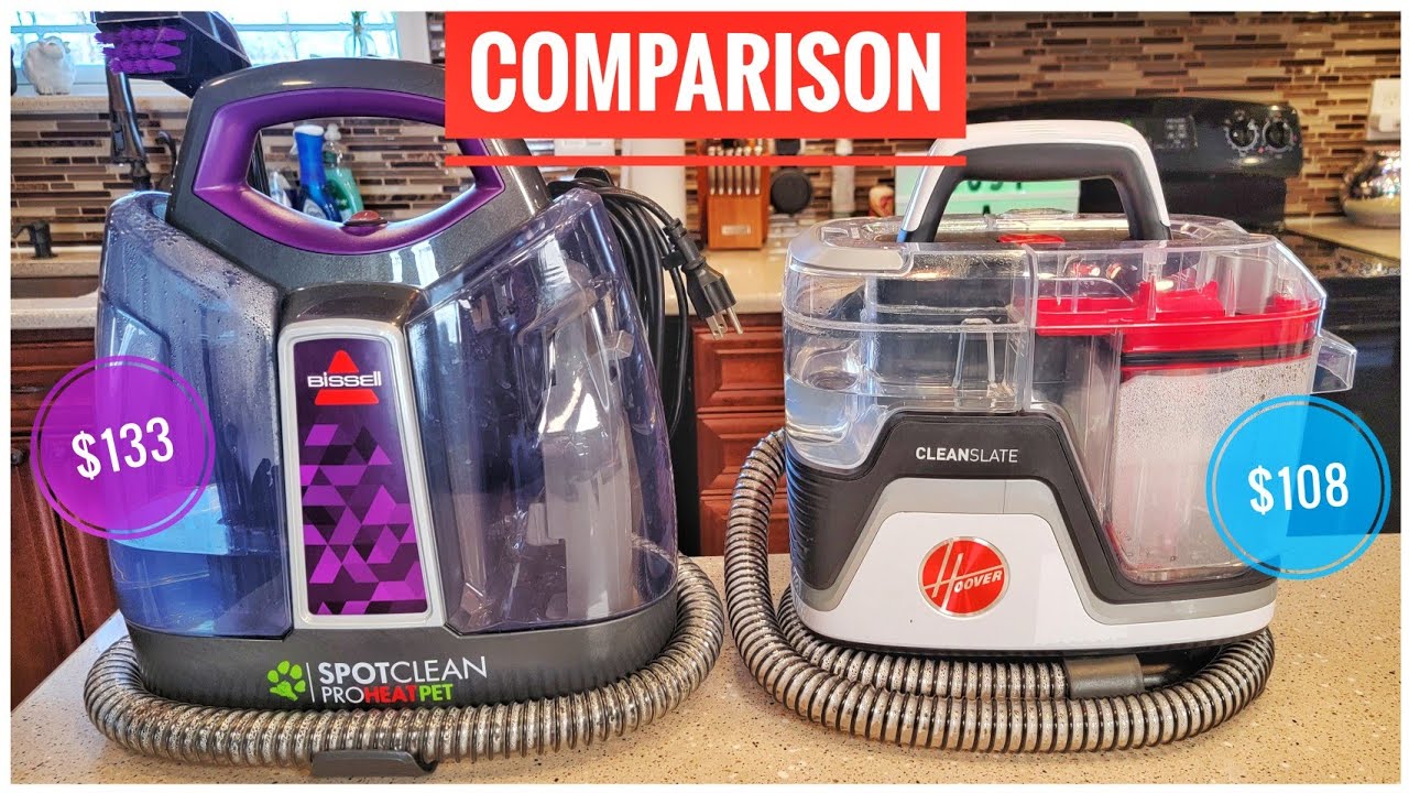 HOOVER CleanSlate Pet FH14051 vs Bissell SpotClean ProHeat 2513W 🧼🐾 | Comparison
