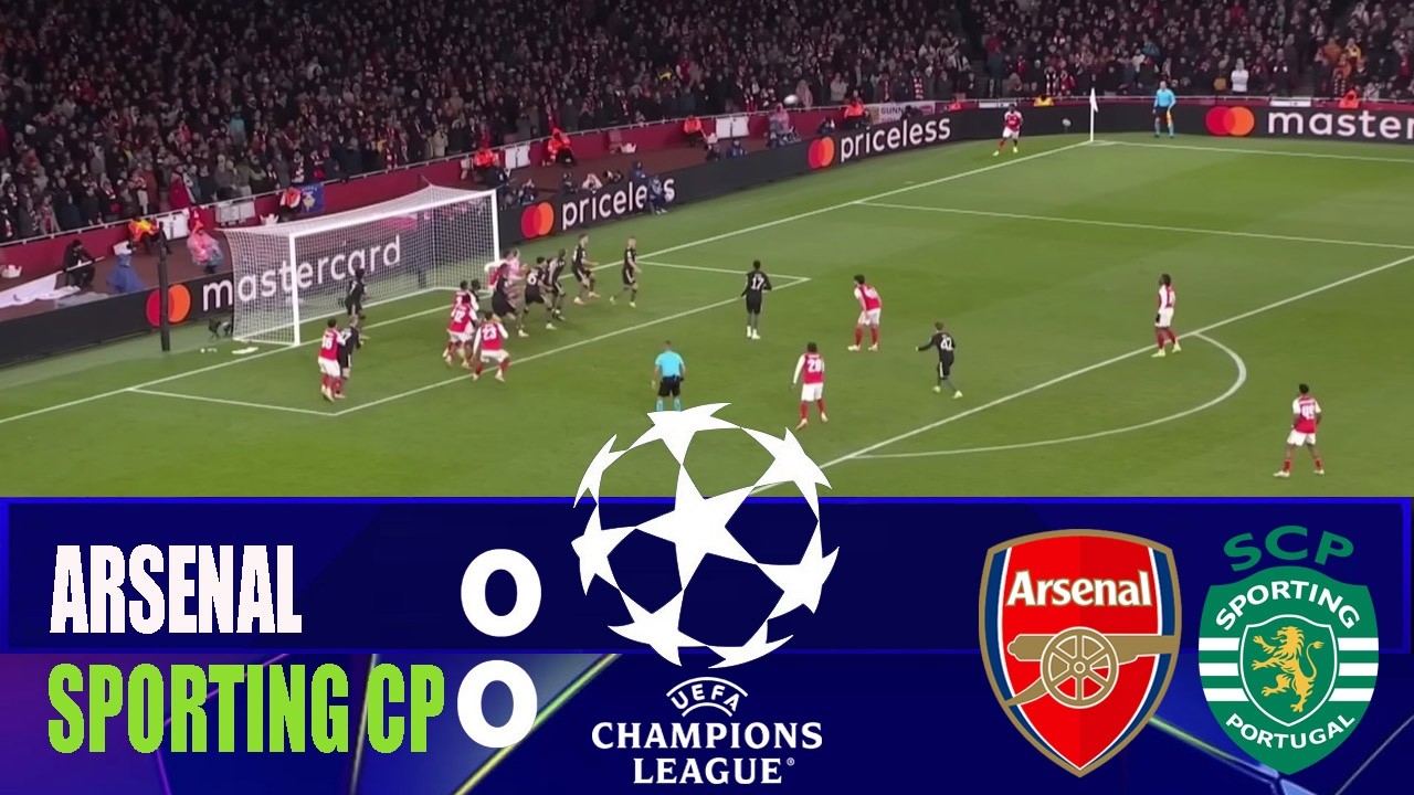 ARSENAL vs SPORTING CP 0-0 | 2026 Champions League | Match Highlights