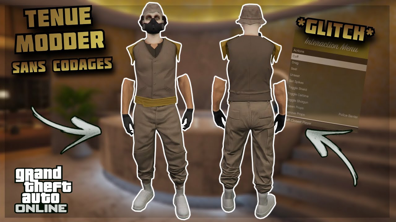 ✔AVOIR UNE TENUE MODDER *SANS CODAGES*✔GTA 5 ONLNE !