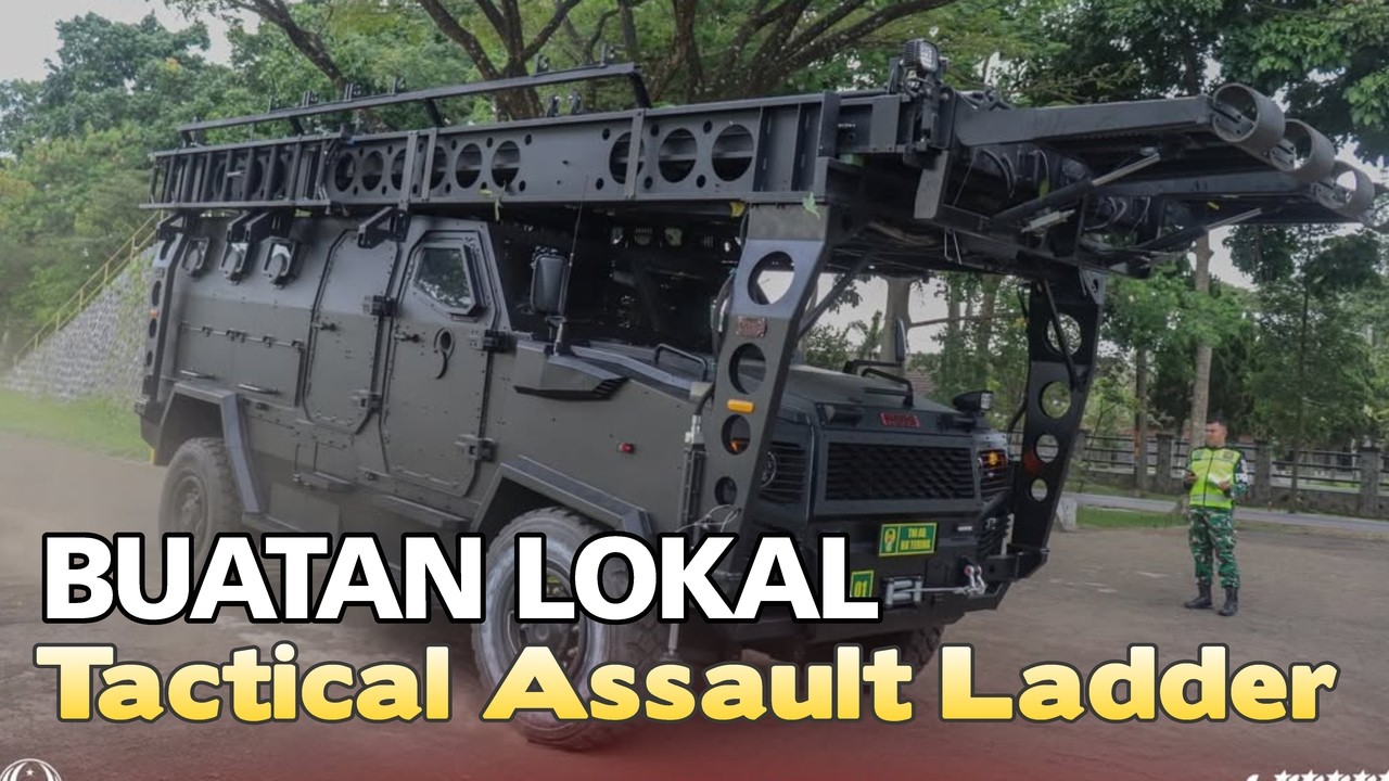 Mantap, Tactical Assault Ladder Vehicle 4x4 Buatan Lokal JFORCE