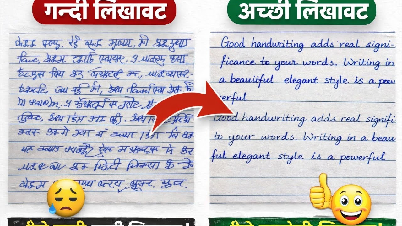 2 दिन में लिखावट ऐसे बदले 😱 | Gandi Se Achhi Handwriting Ka Safar