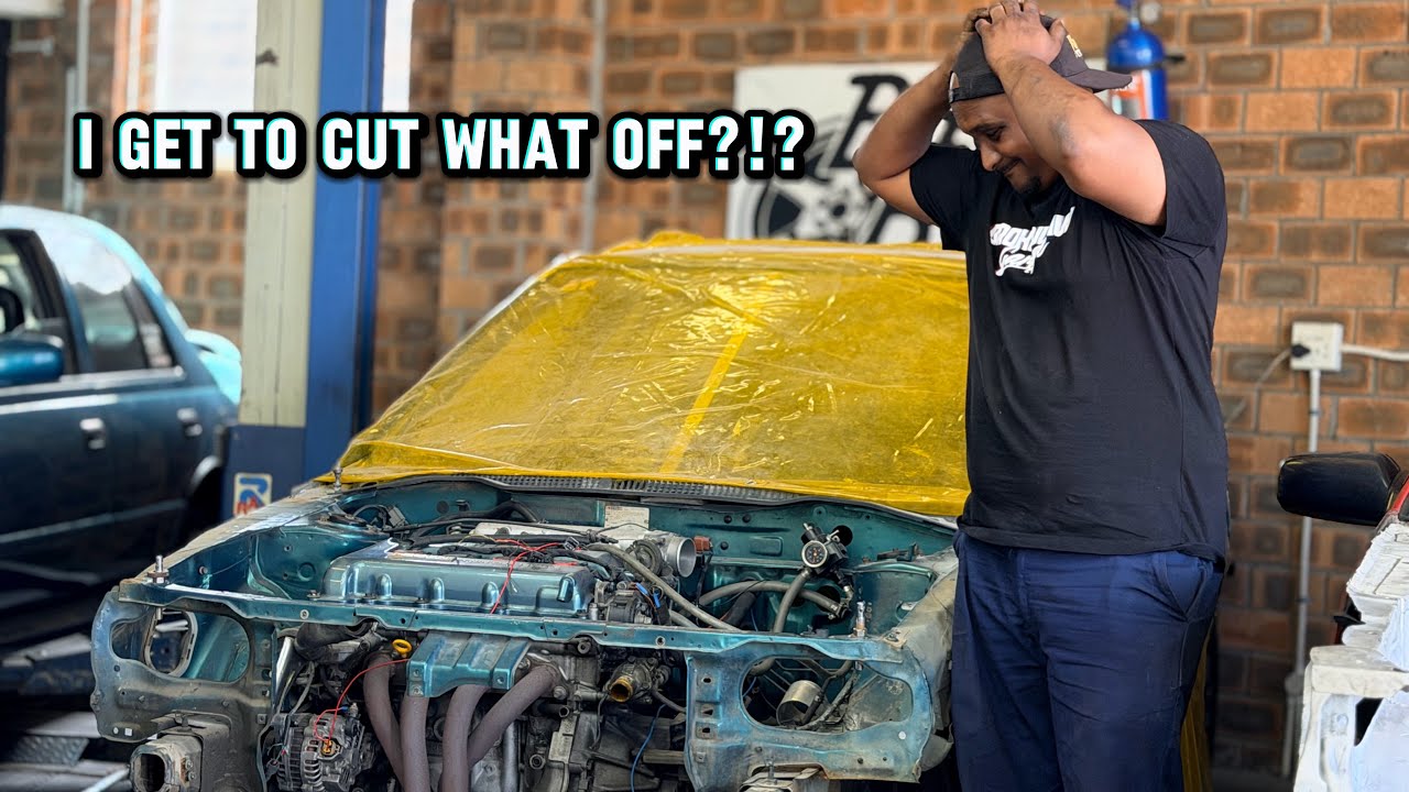 Building a TUBE FRONT for the SR20VE Drag Car !!
