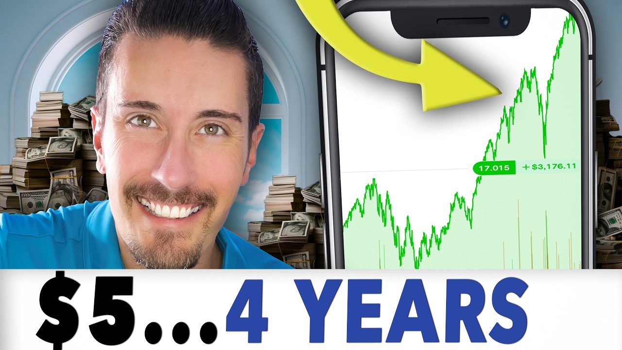Как выглядит инвестирование 5 долларов в день через 4 года (портфель Robinhood)