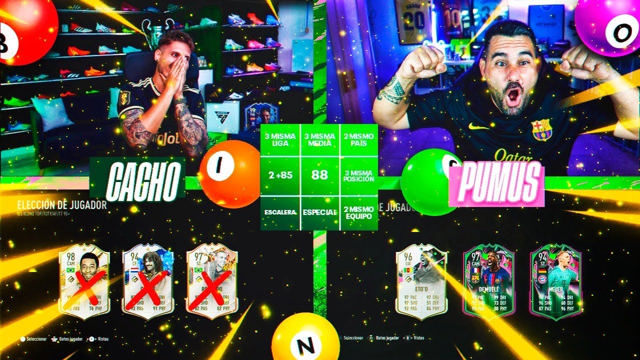 NOS TOCA ICONO DE +8 MILLONES EN EL FIFA BINGO VS PUMUS!! | FIFA 23