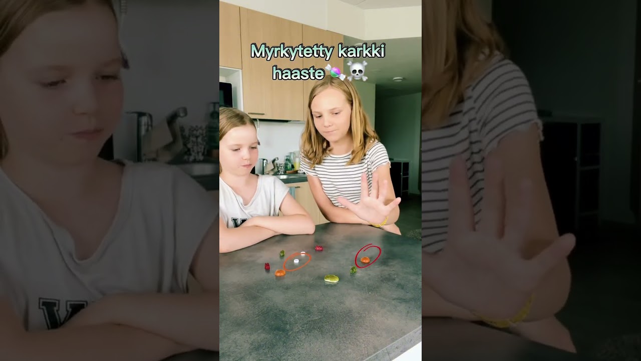 Myrkytetty karkki haaste🍬☠️(kerro kommenteissa että voitaako teilläkin aina pienin)🍬🥰