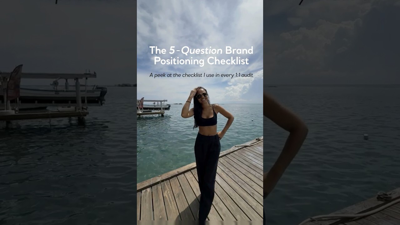 The 5-Question Brand Positioning Checklist For #WomenExecutives, In the Csuite or Thought Leaders