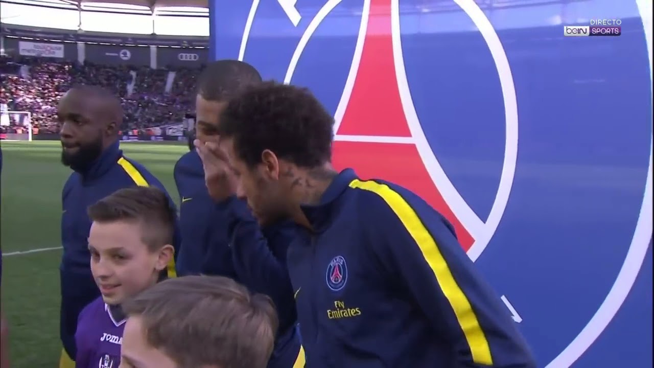 Neymar vs Toulouse 10/02/2018 skill & assist goal so Amazing
