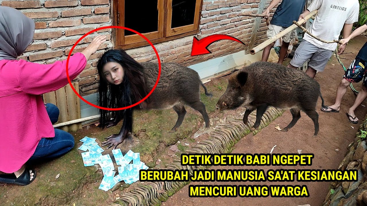 🔴 VIRAL !! DETIK DETIK BABI NGEPET KESIANGAN BERUBAH JADI MANUSIA
