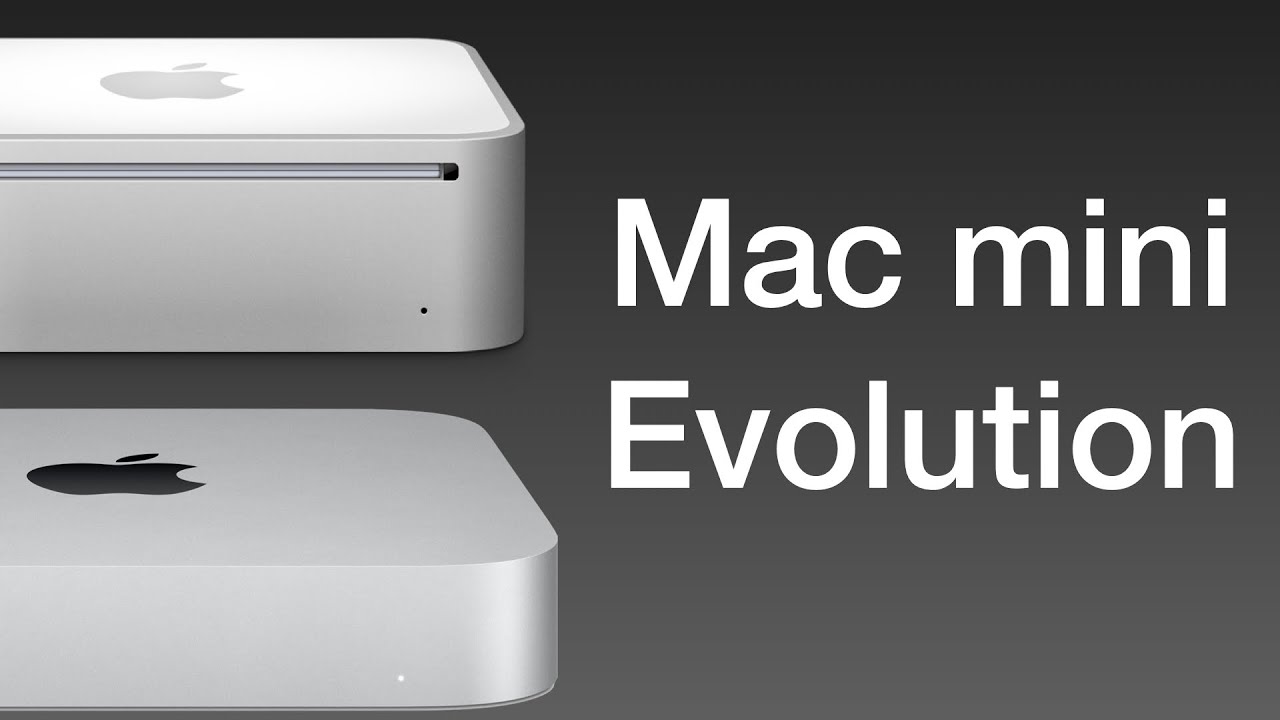 Mac mini Evolution (includes Apple M1)