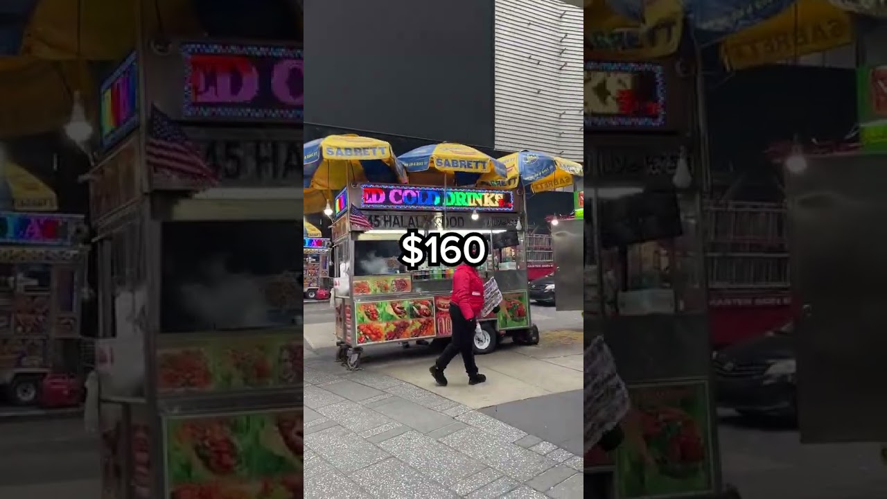 How much money do NYC hotdog stands make? Let's see! #personalfinance #education #business #step