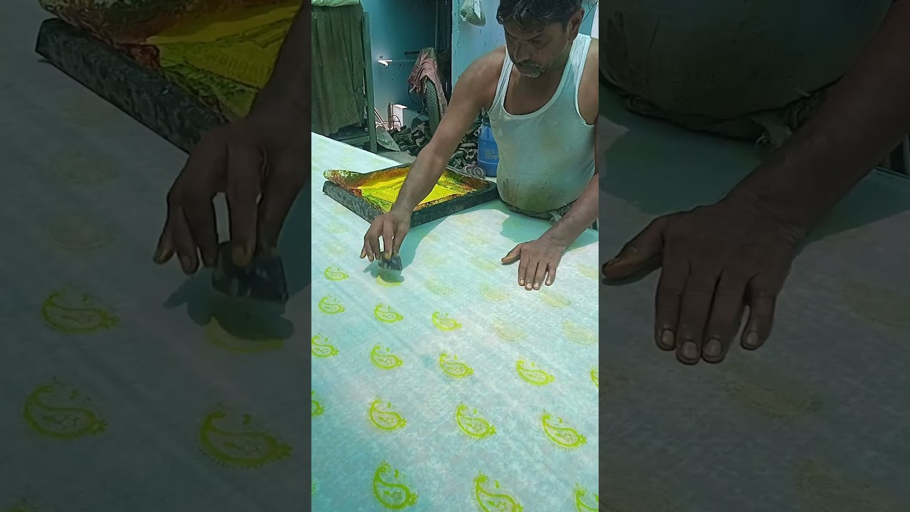 RAJISTANI TRADITIONAL PRINTING TECHNIQUE BLOCKPRINT