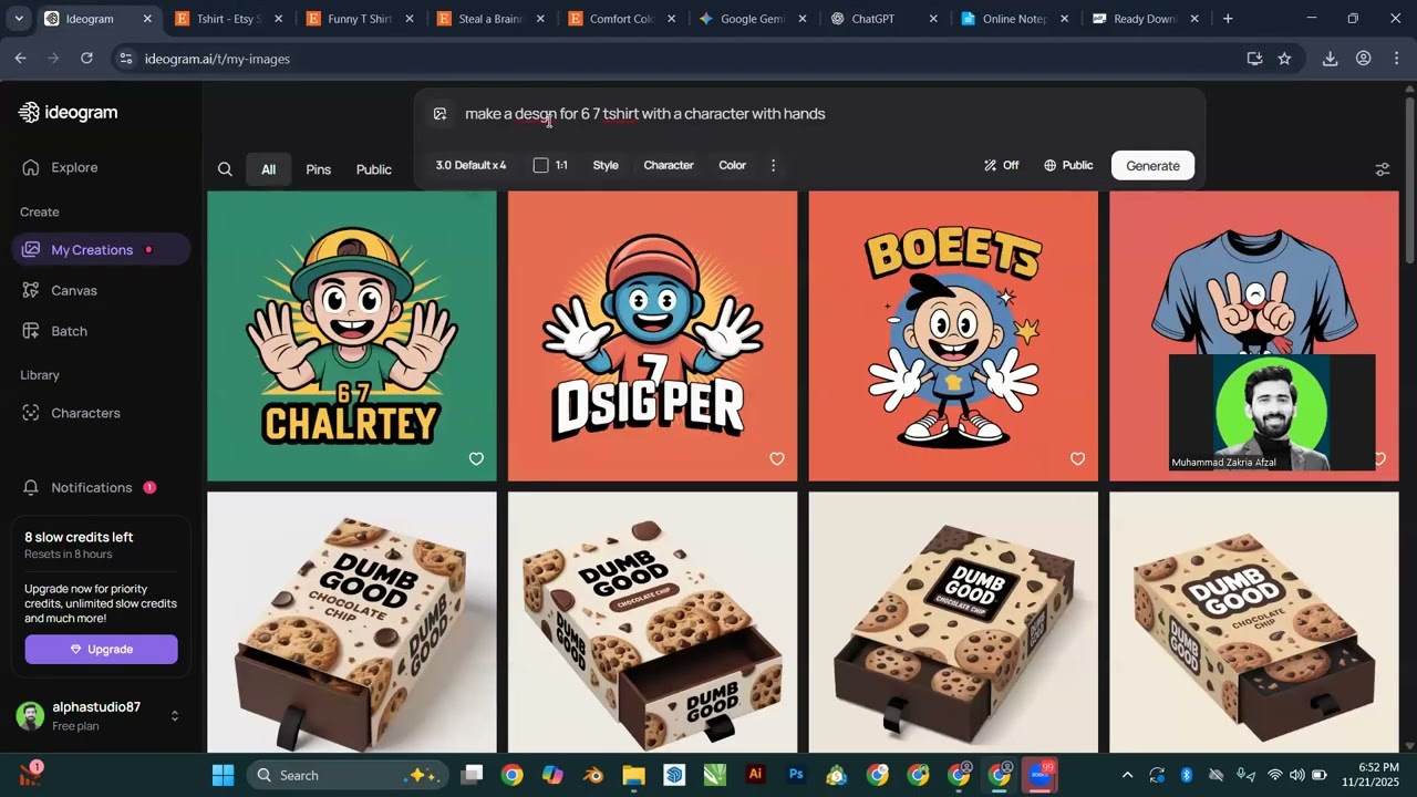 How to Create Digital Files Using AI for Etsy | Step By Step | Etsy Course Class no 7