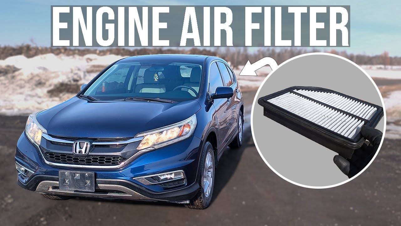 Как заменить воздушный фильтр двигателя - Honda CR-V (2012-2016)