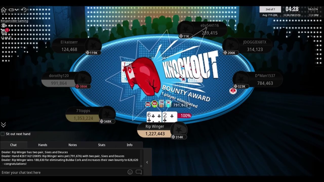 Final Table - Bounty Builder 50k Progressive KO 20M Chips Gtd