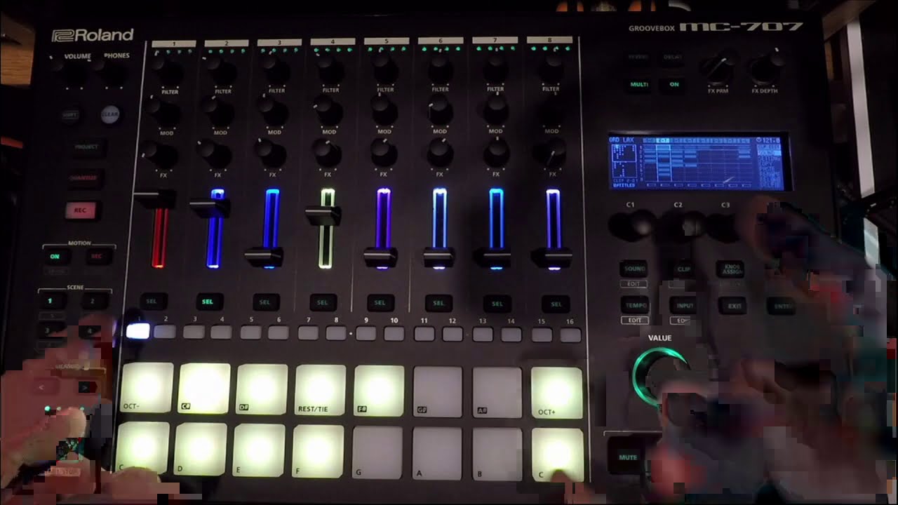 Roland MC-707 Tutorial - Scenes