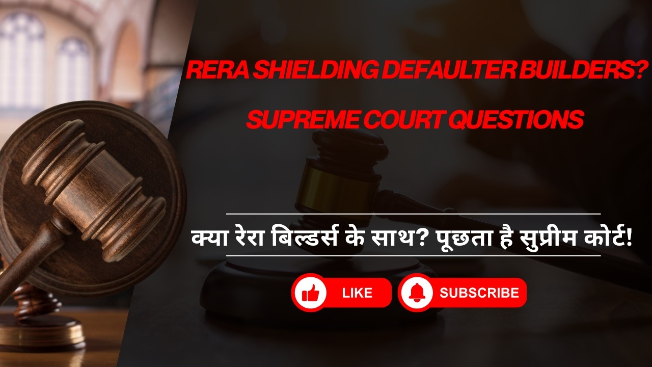 Supreme Court Snubs RERA for Defending Defaulter Builders &mdash; Big Rebuke! #reraindia #rerareality