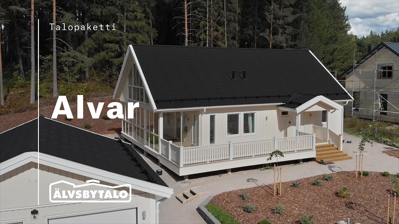 Älvsbytalo Alvar – muuttovalmis talopaketti