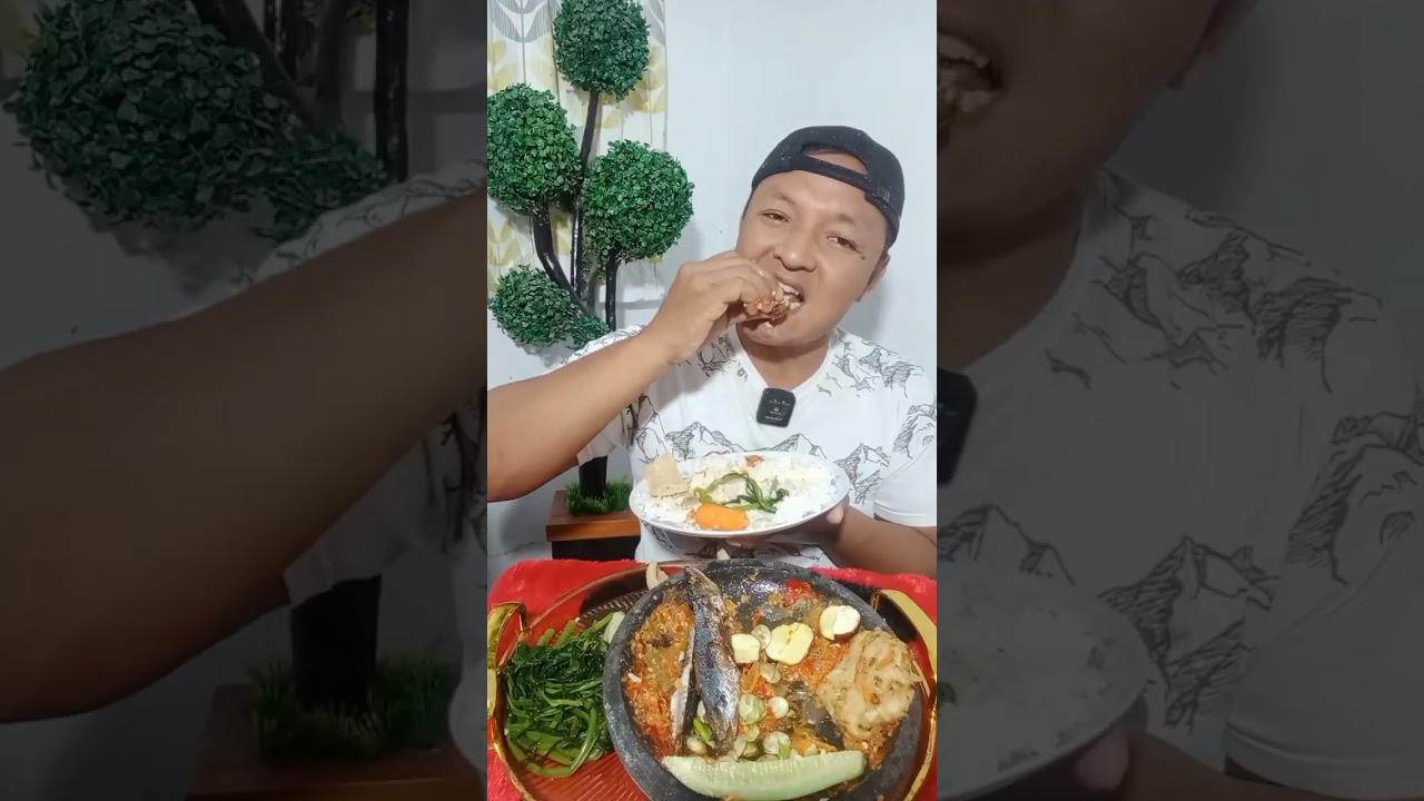 mukbang sambal pete + ikan pindang