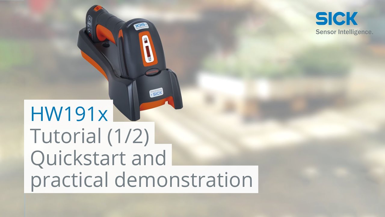 HW191x hand-held scanner (1): Quickstart and practical demonstration | SICK AG