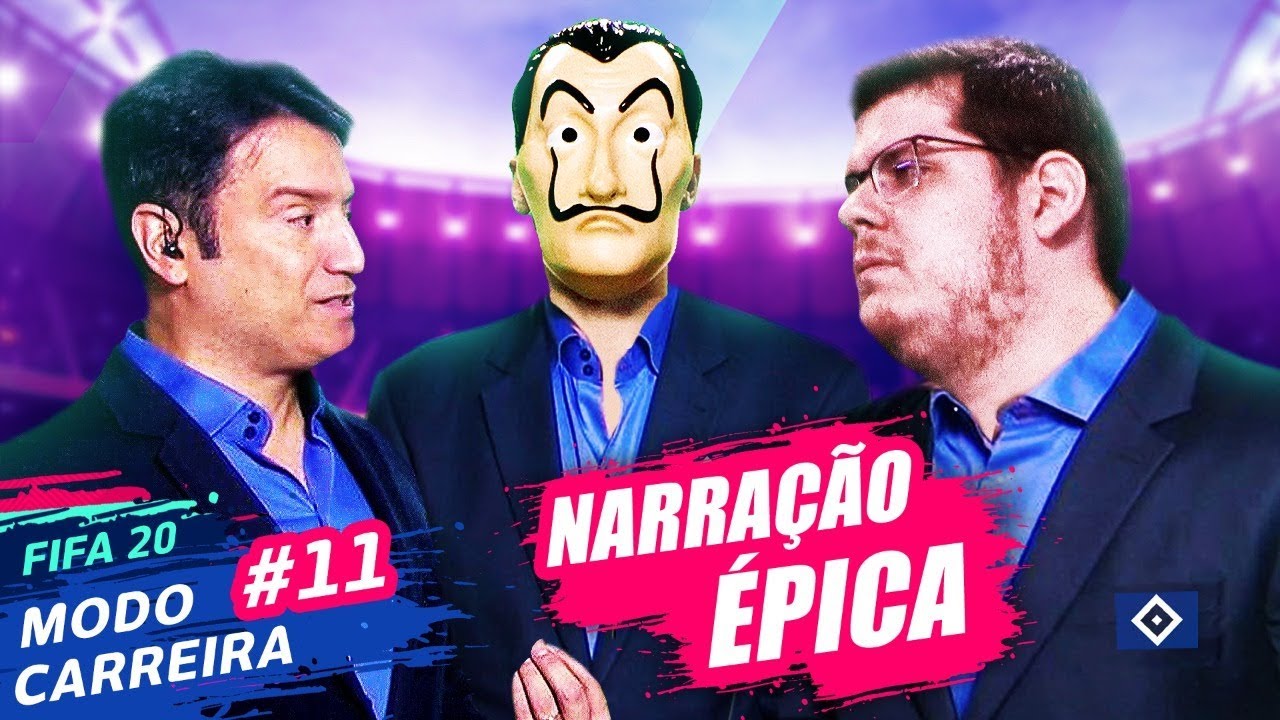 LUIZ CARLOS JR INVADIU A GRAVAÇÃO - MODO CARREIRA FIFA 20