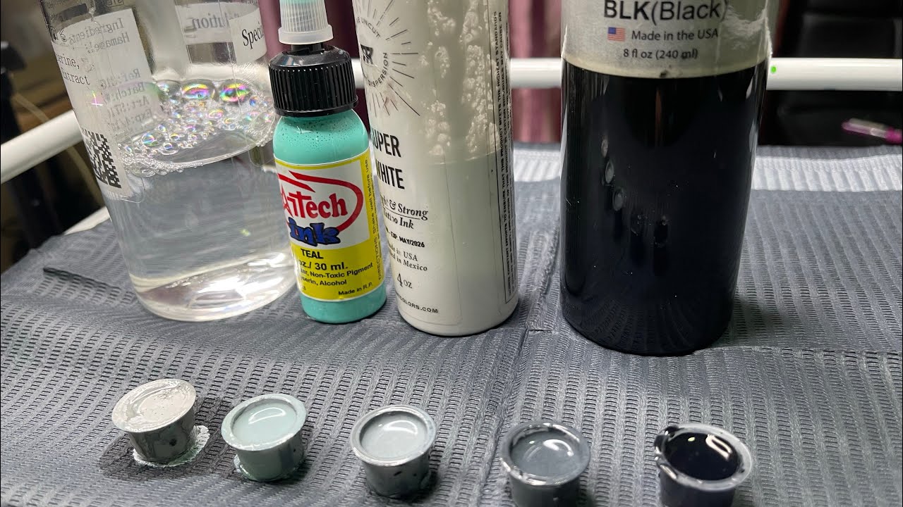 How to make advance  grey set ink🤔tattoo tutorial