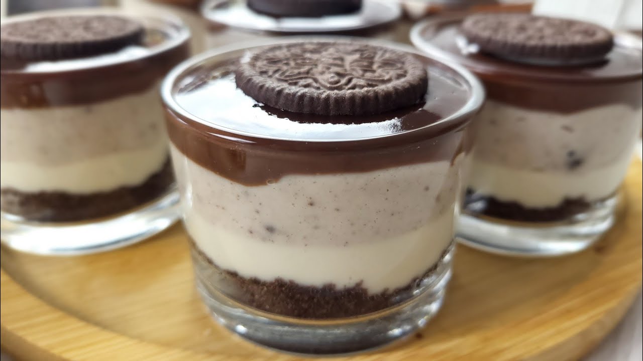 Crème dessert aux Oreo facile et rapide – Recette gourmande ! 🍪🍫