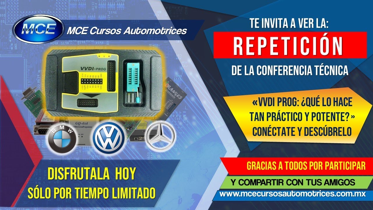 VVDI PROG ¿Qué lo hace tan Práctico y Potente? (Conferencia GRATIS)