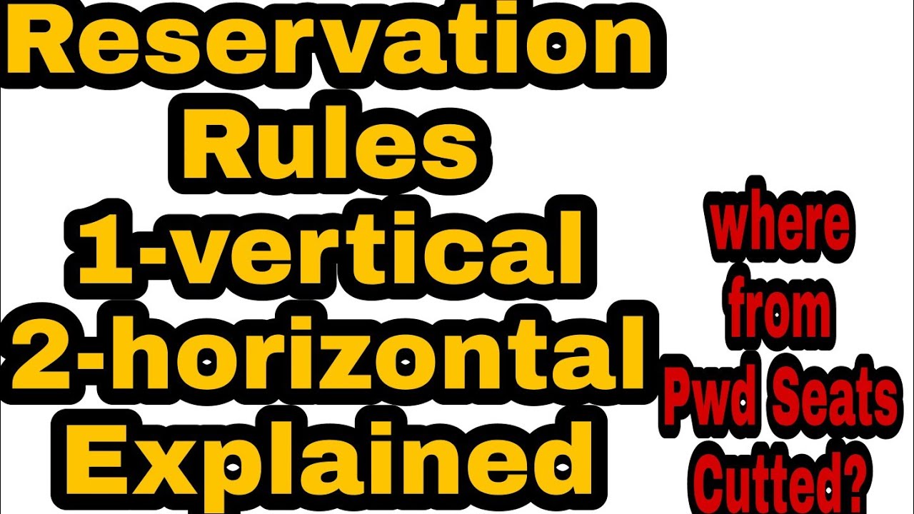 PWD RESERVATION RULES|VERTICAL AND HORIZONTAL RESERVATION|JKBOPEE|MEDICO PHILLIC
