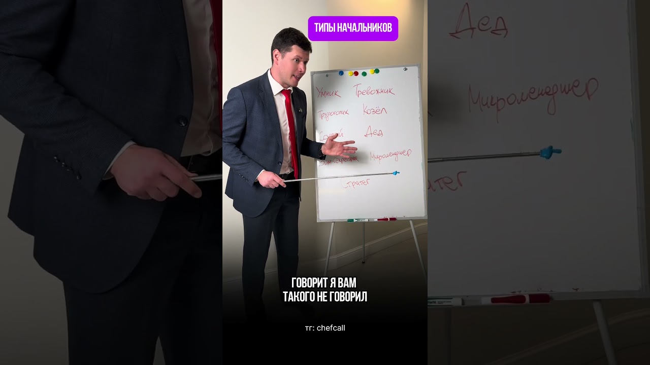Типы начальников
