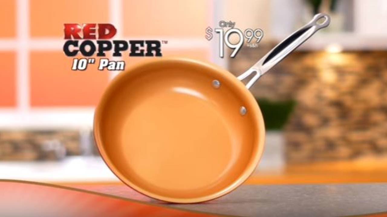 As Seen On TV: Red Copper Non-Stick Pan