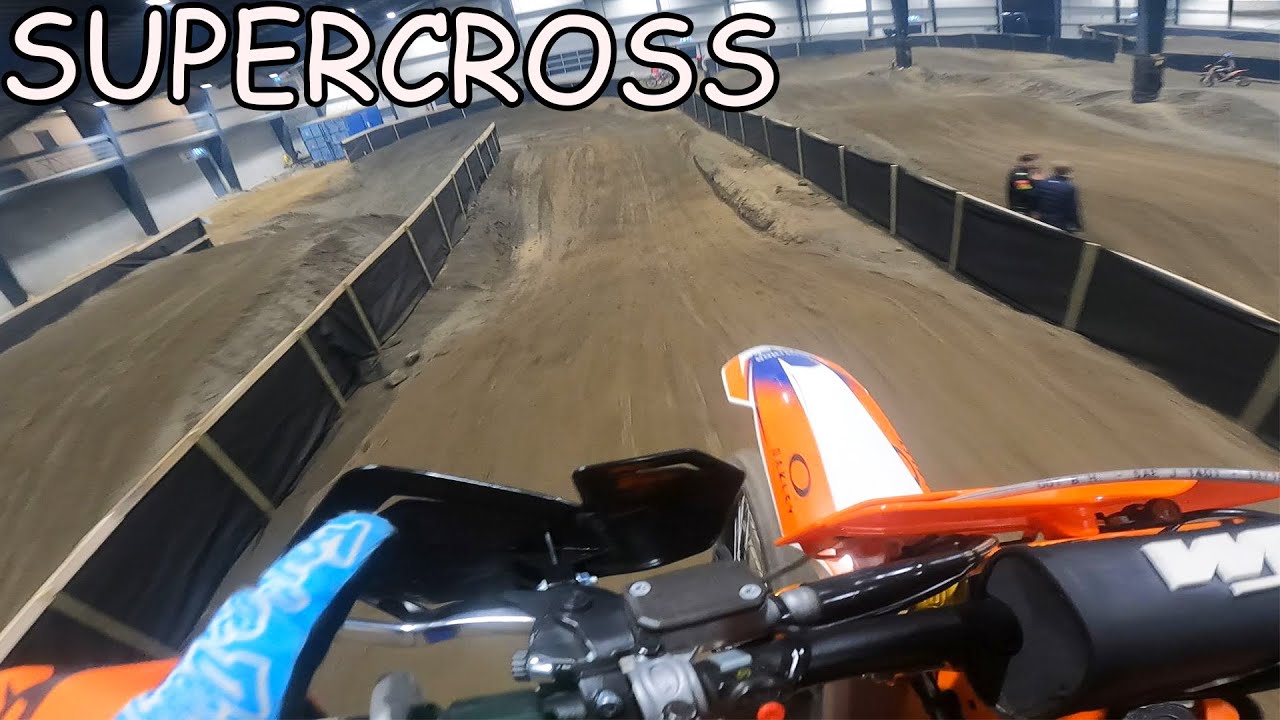 Motocross Goon Tries INDOOR MX Track...