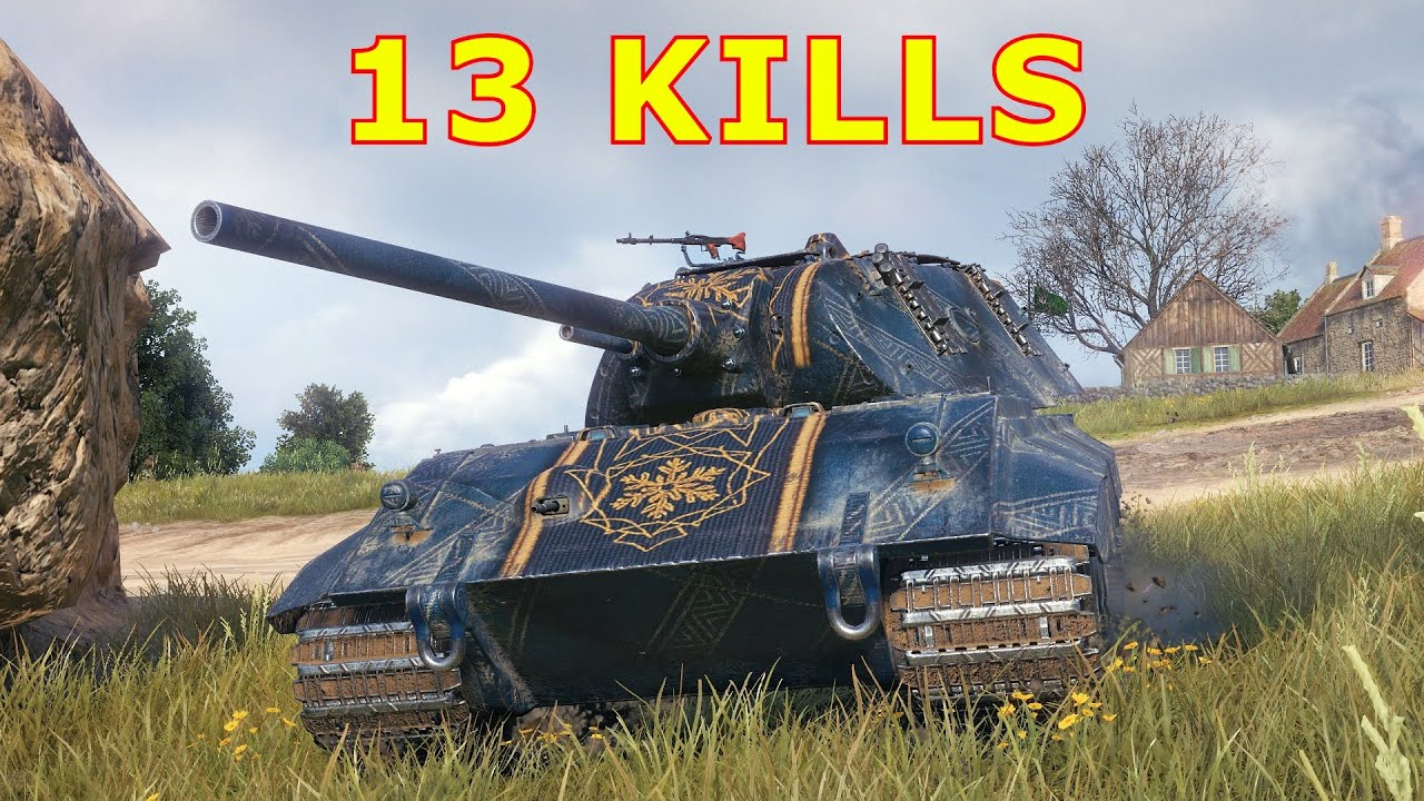 Tiger-Maus 120t : 13 Kills | 1 vs 6.