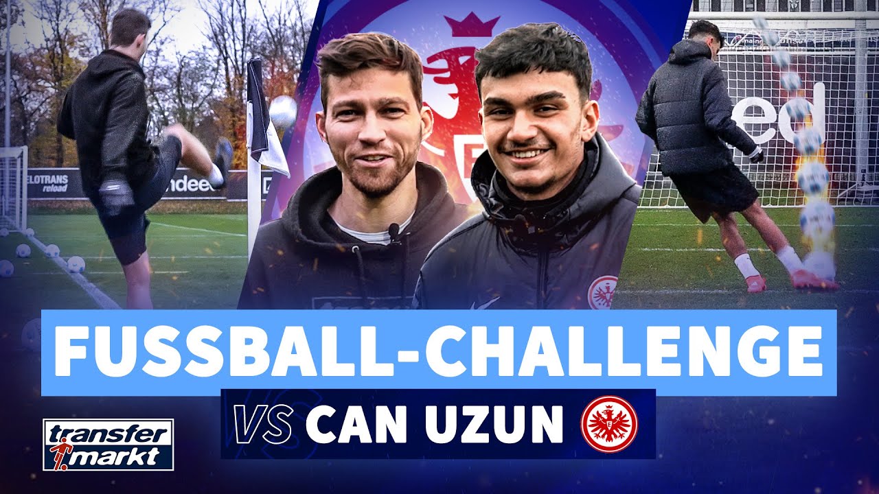 FUSSBALL CHALLENGE GEGEN CAN UZUN! ⚽️ | Beat the Pro