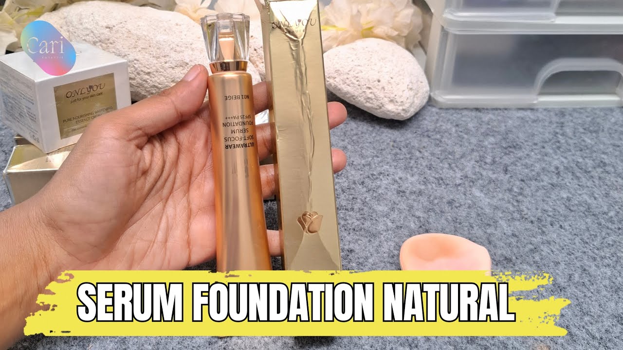 ONLYOU UltraWear Soft-Focus Serum Foundation SPF25 PA+++ | Base Makeup Natural Look Harian