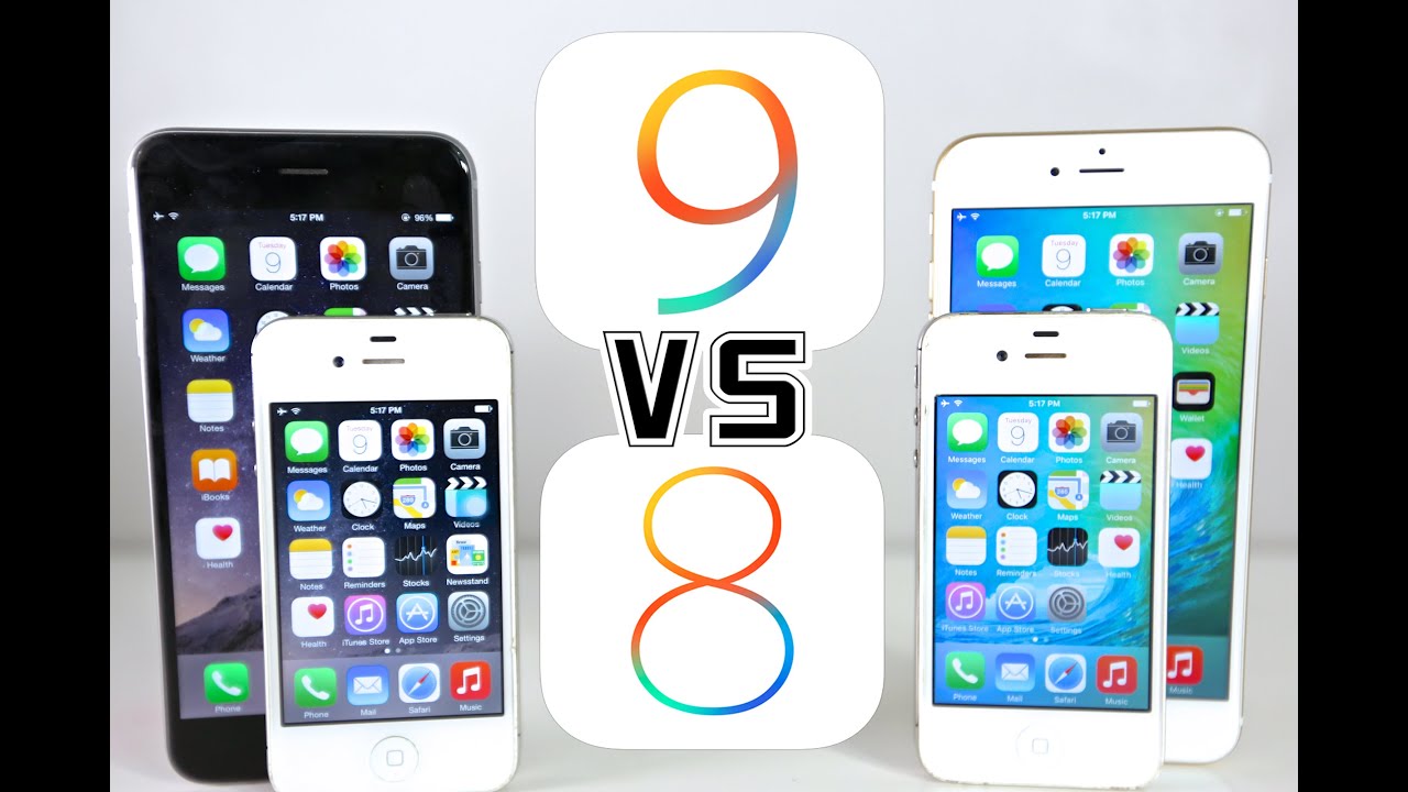 iOS 9 VS iOS 8 on iPhone 6, 5S, 5 & 4S - Which Is Faster?