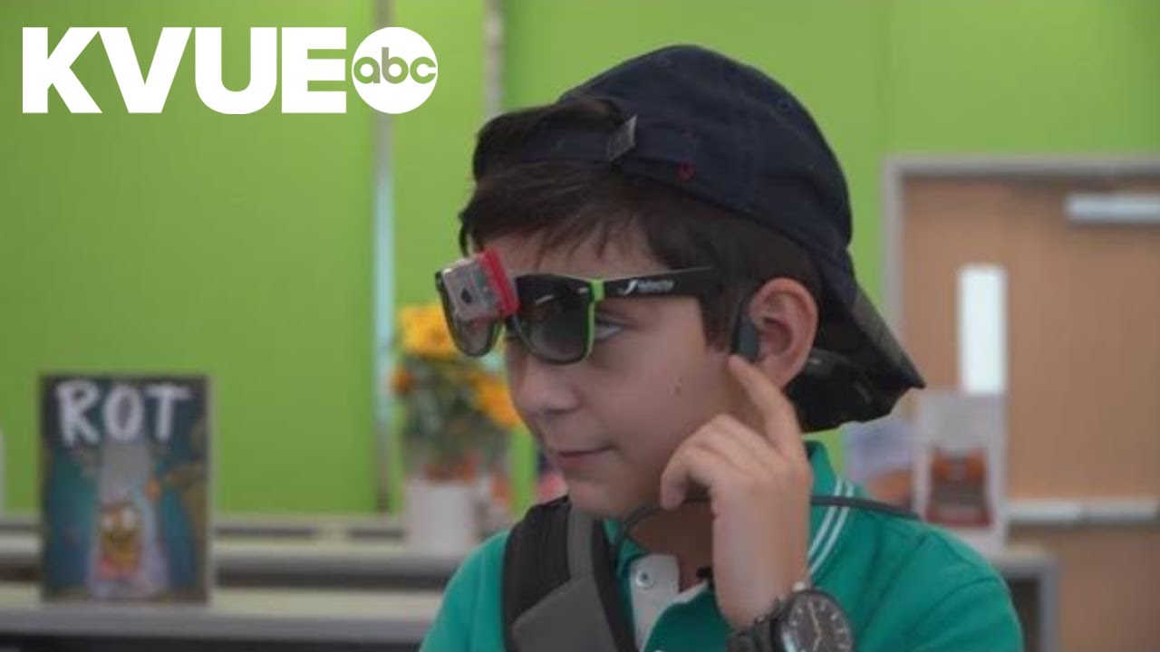 Texas 10-year-old develops AI glasses to assist visually impaired children
