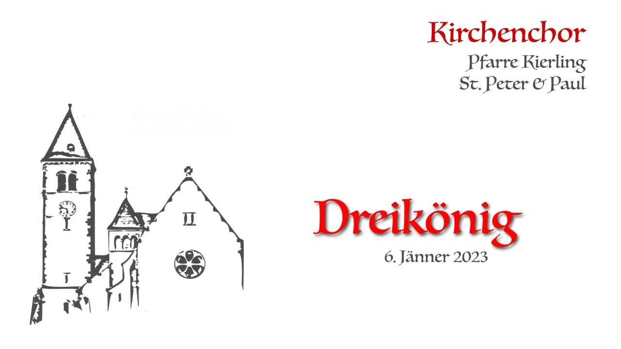 Dreikönig - 6. Jänner 2023 - Pastoralmesse in F-Dur (Ignaz Reimann)