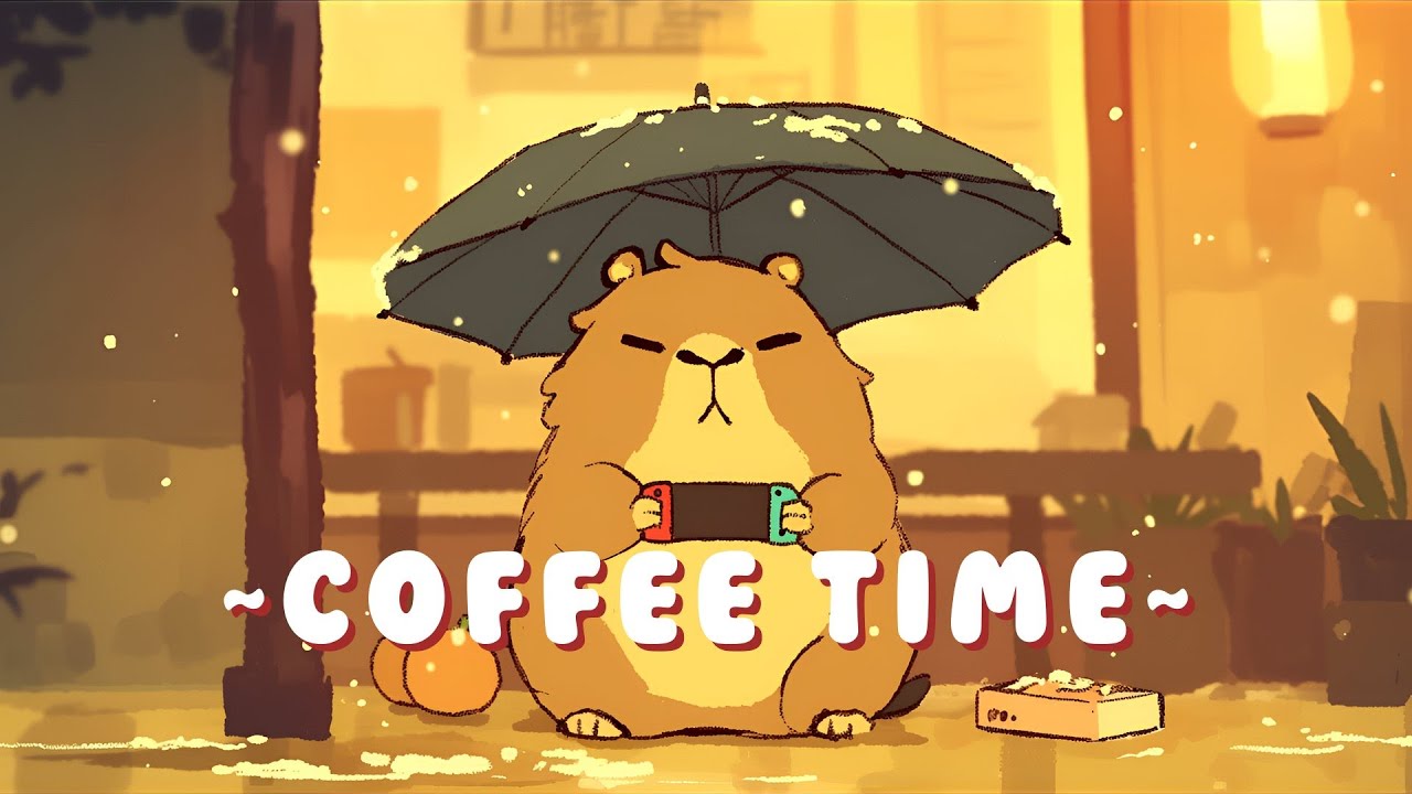 [Full Hour] Lofi Capybara Radio - Cozy Beats for Relaxation ~ Soothing Ambiance ~ 🦫 🎧 ✨